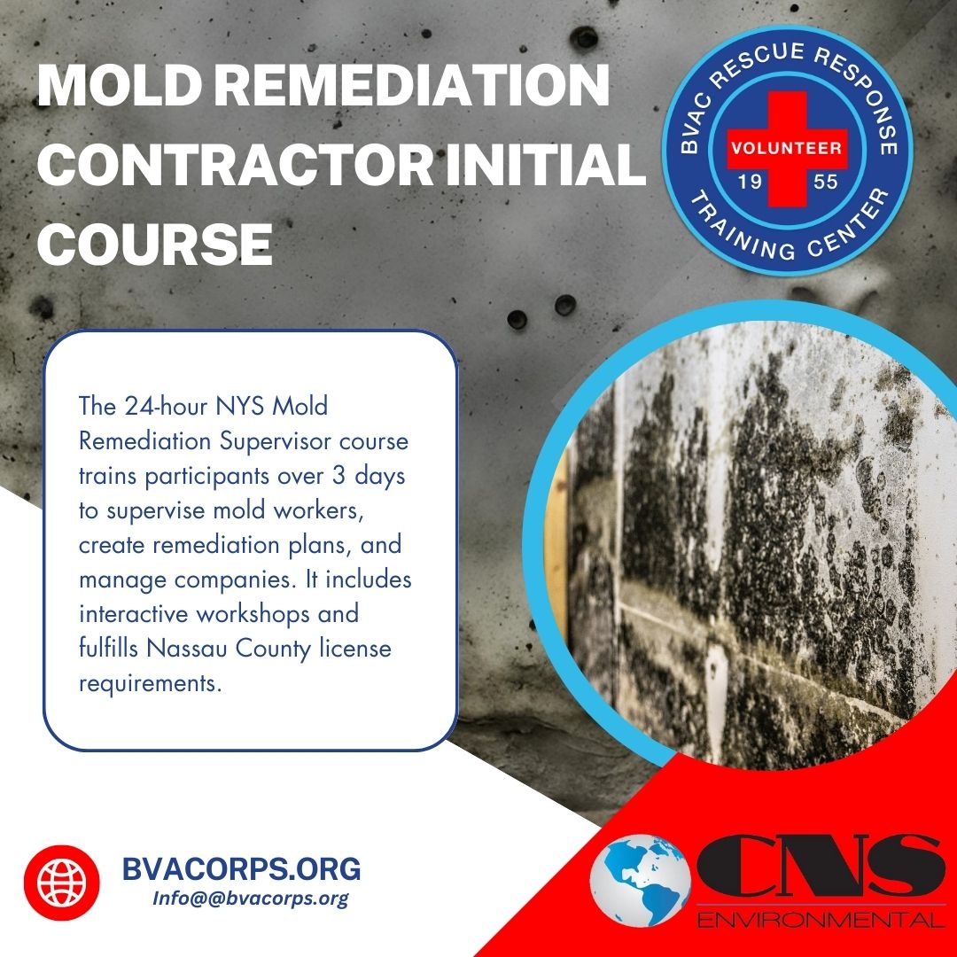 NYS Mold Remediation Contractor Initial Course