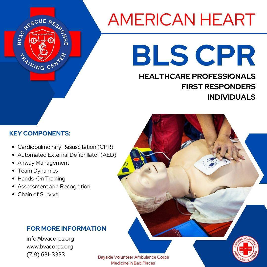 AHA Basic Cardiac Life Support CPR | AED Course