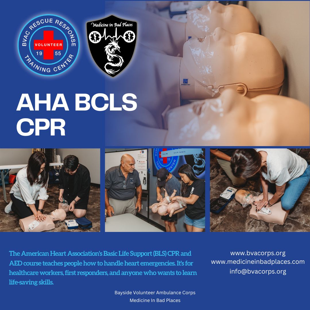 AHA Basic Cardio Life Support CPR | AED Course